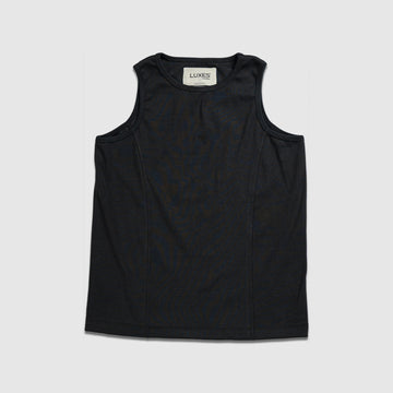 Ribbed Tank Top Black