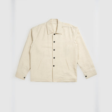 Safed Handwoven Shacket