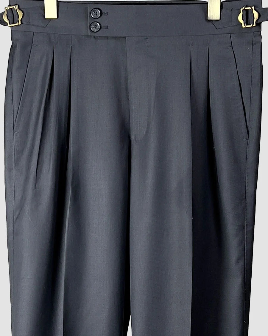 Pleated Balloon Fit Trousers