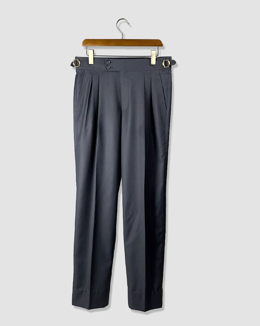 Pleated Balloon Fit Trousers