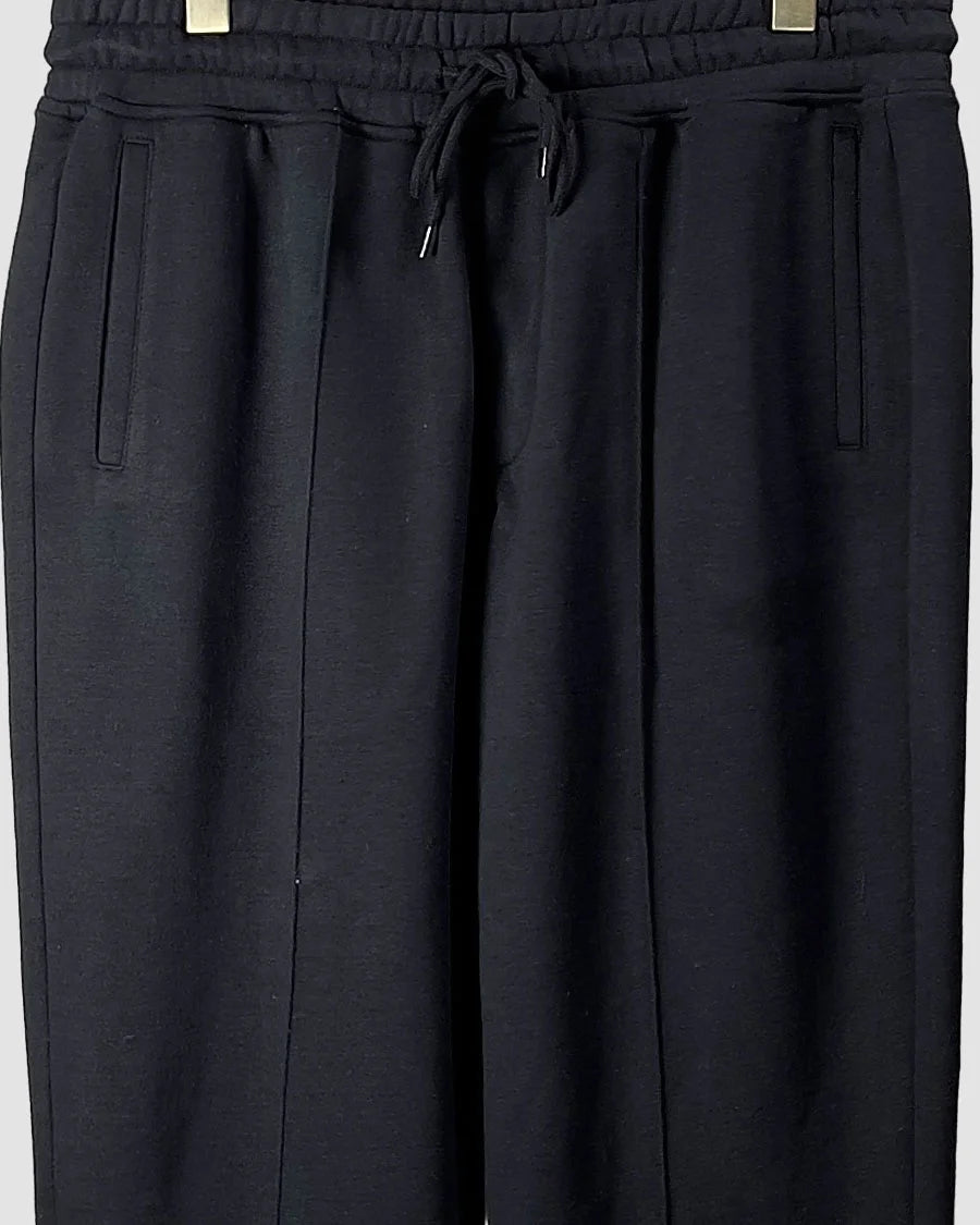 Pleated Tapered Terry Cotton Trouser