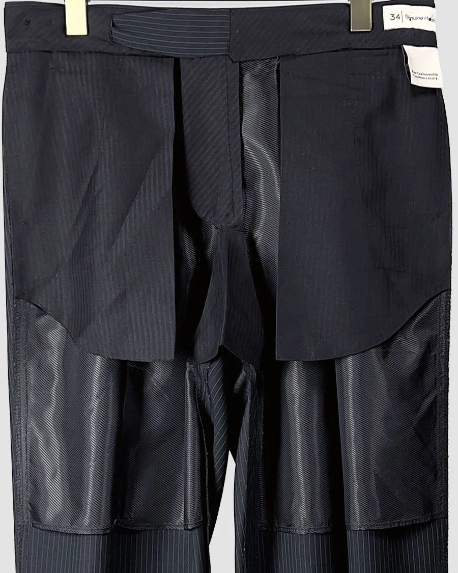 Double Pleated Side Adjuster Trousers