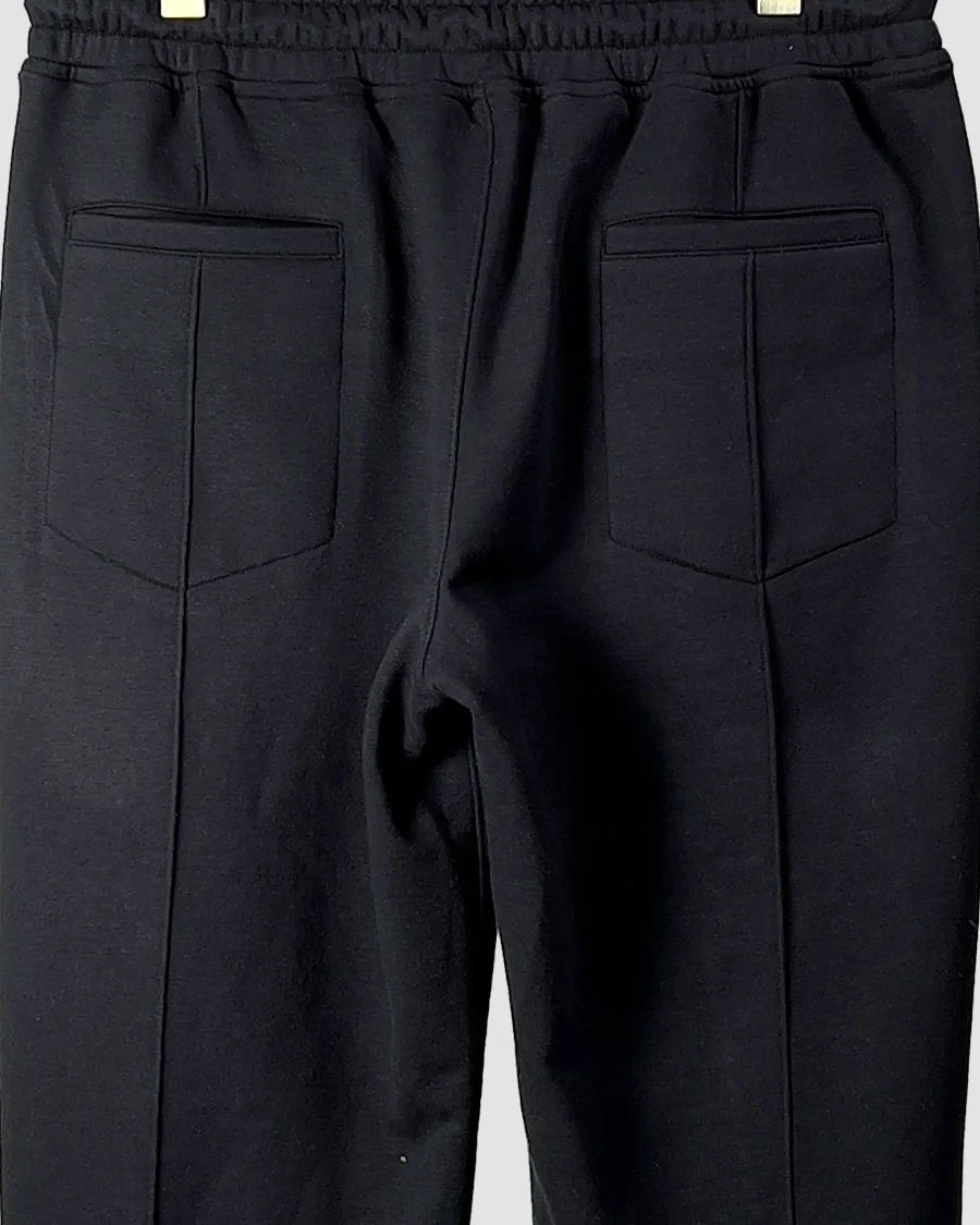 Pleated Tapered Terry Cotton Trouser