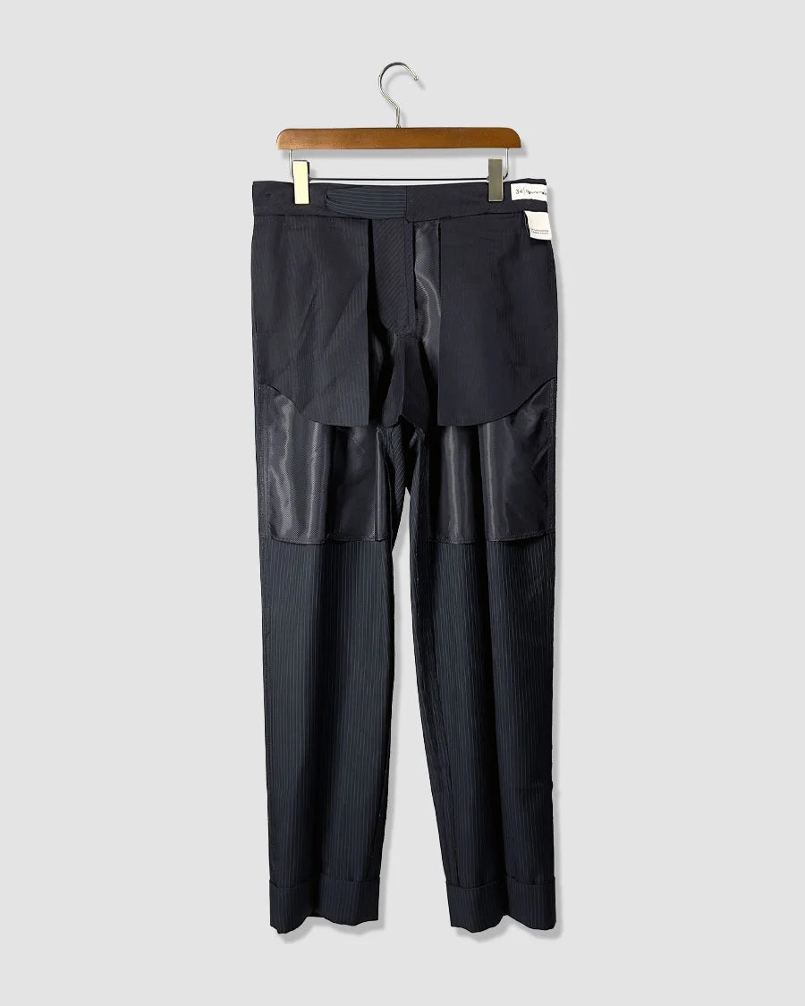 Double Pleated Side Adjuster Trousers