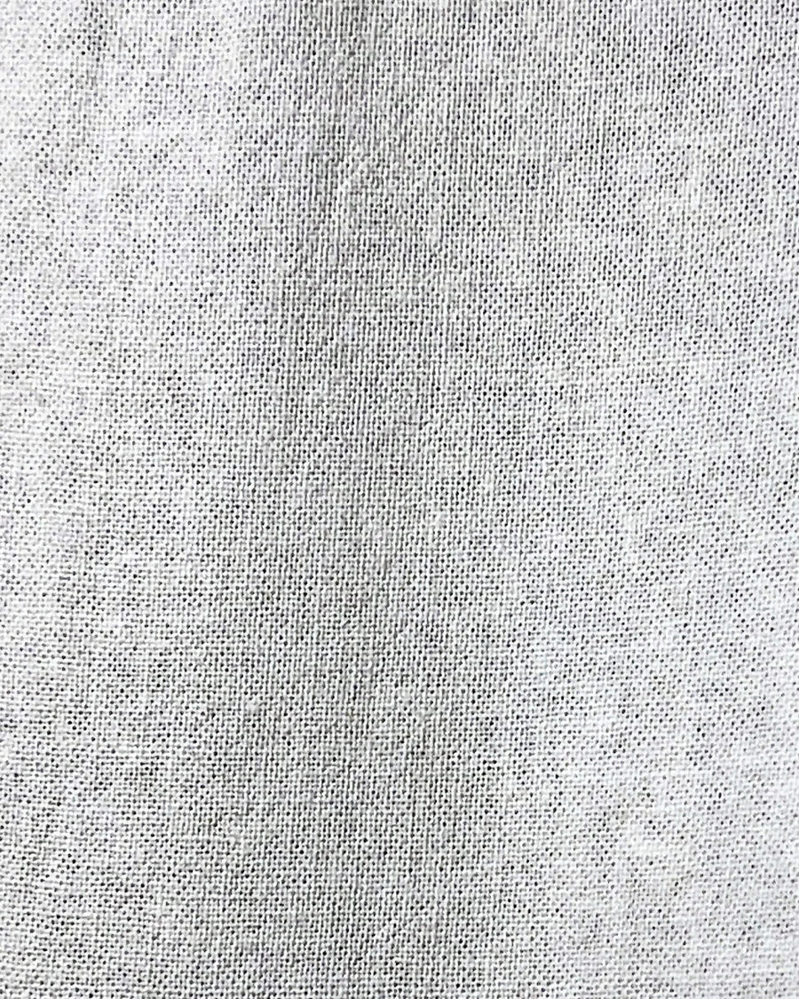 White Pleated Linen Trousers