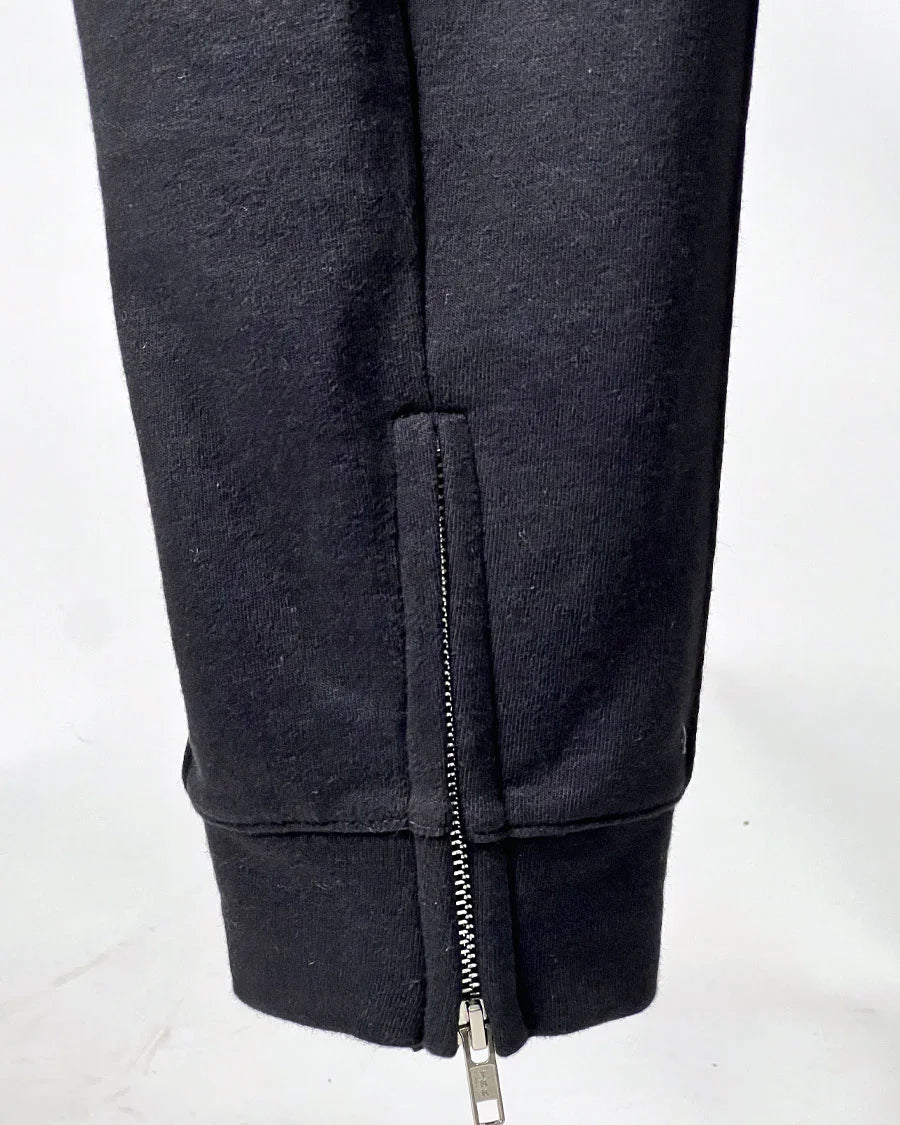 Pleated Tapered Terry Cotton Trouser