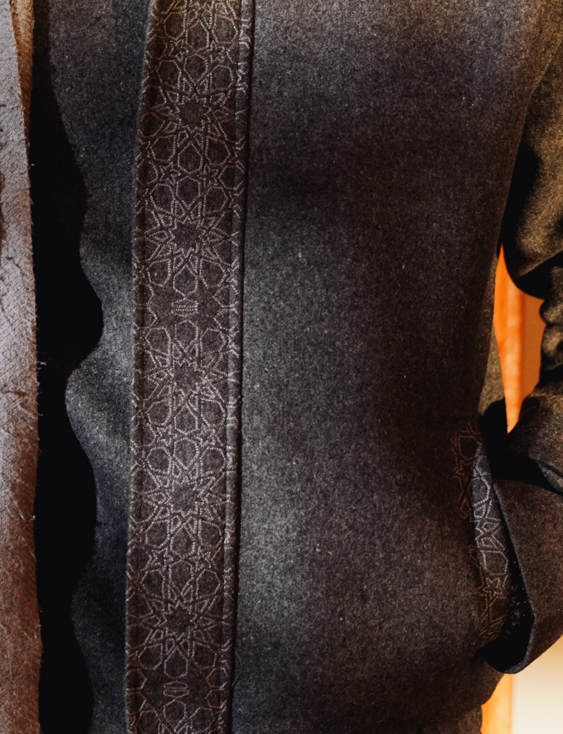Alpaca Wool Zawiya Bomber Jacket