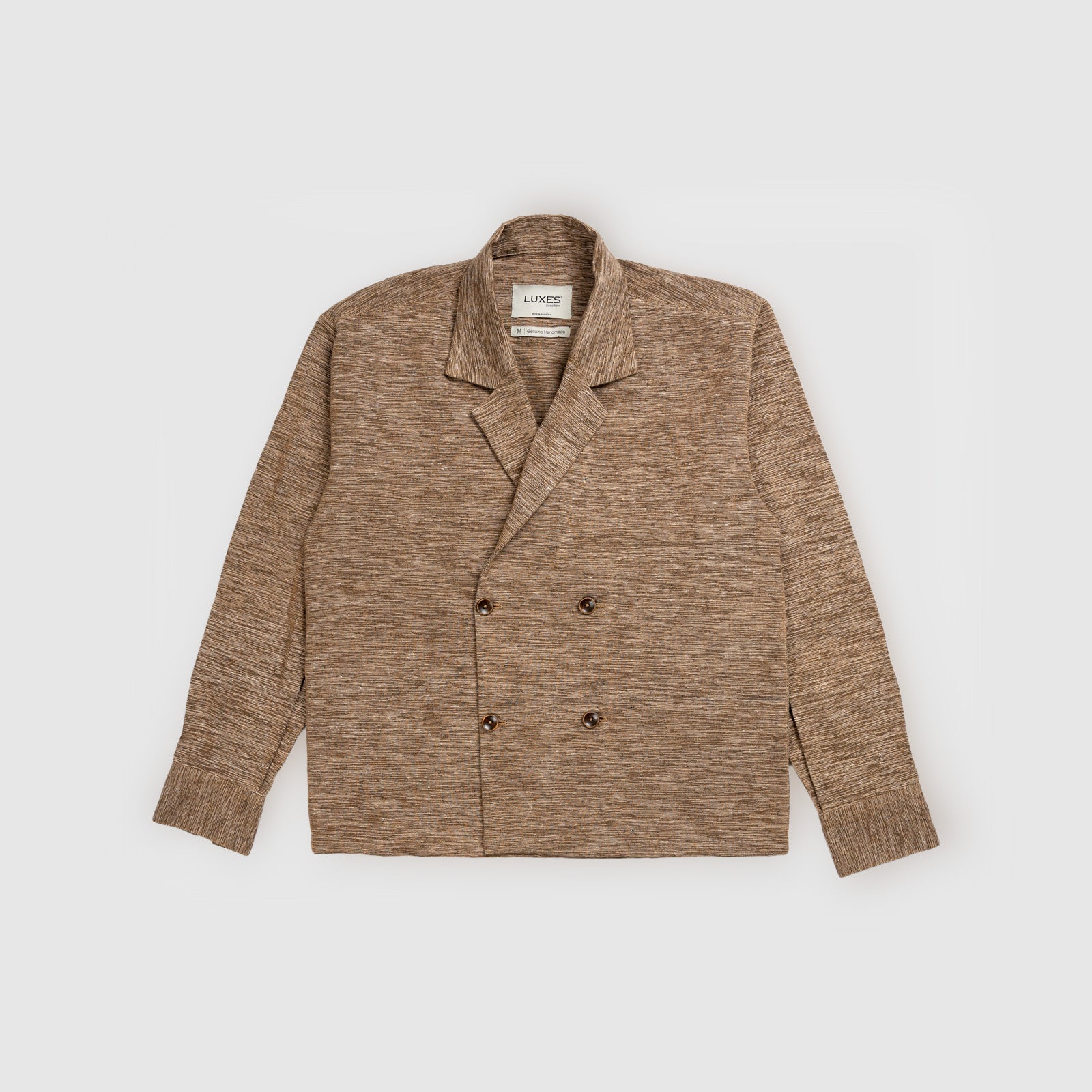 Double Breasted Hand Woven Shacket