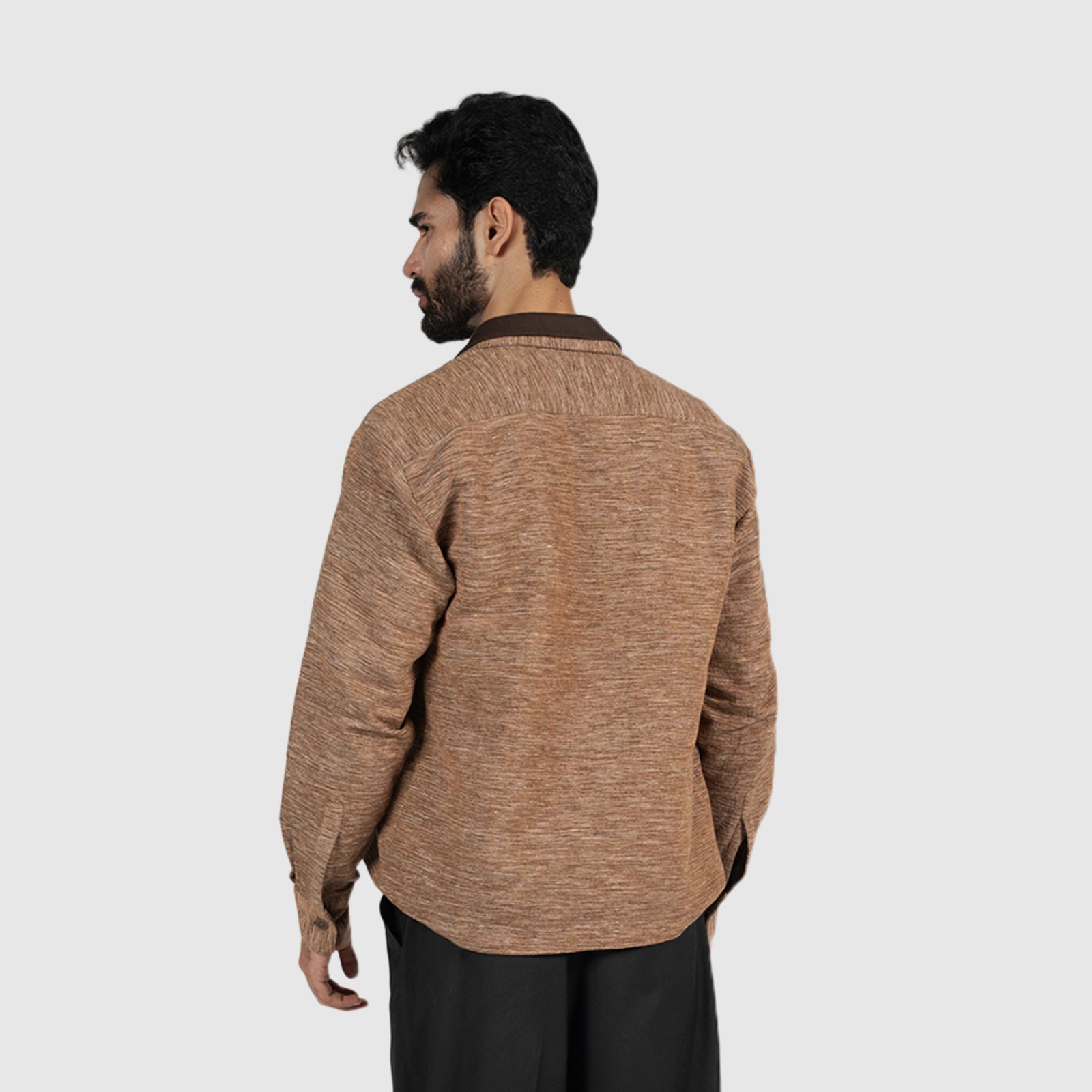 Double Breasted Hand Woven Shacket