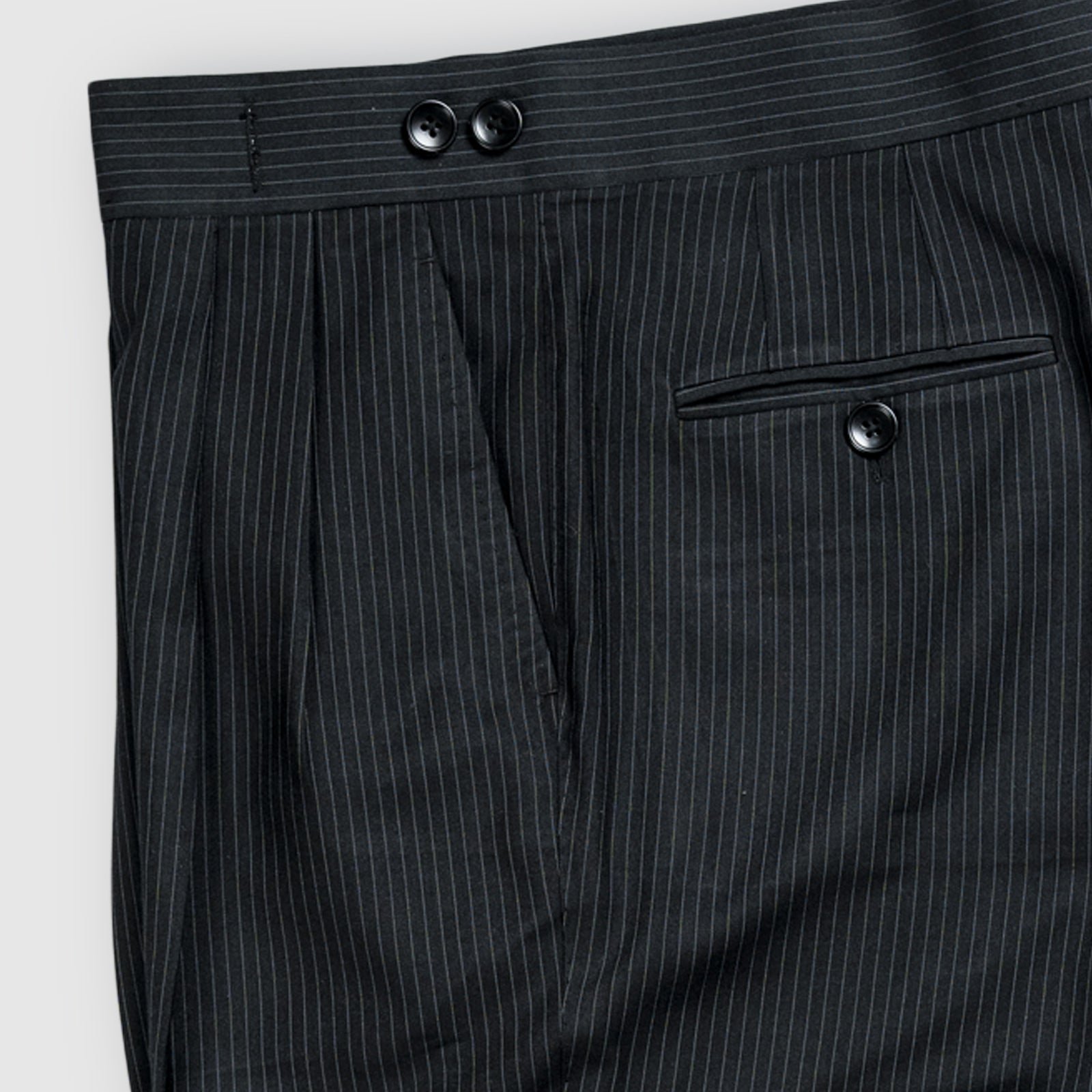Double Pleated Side Adjuster Trousers