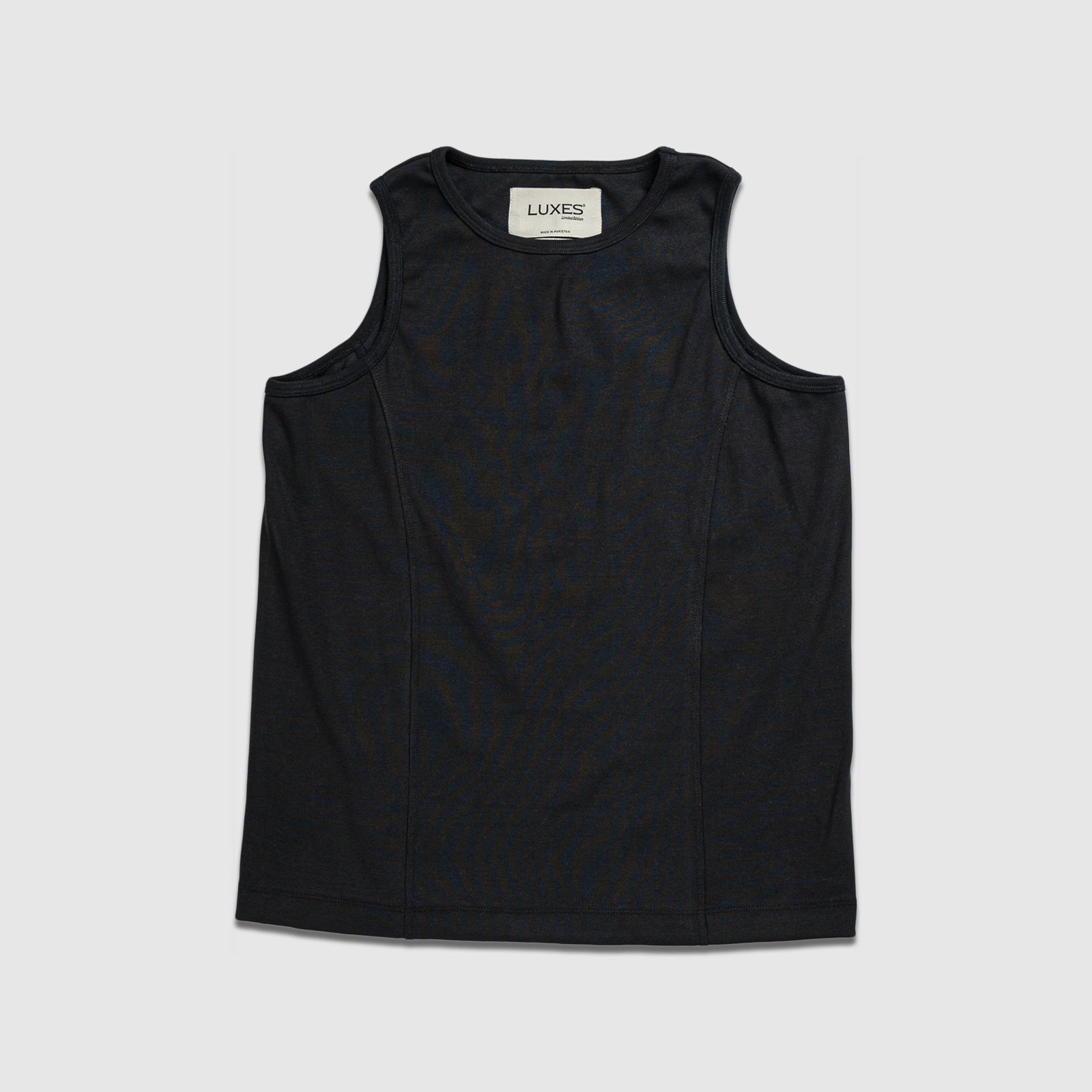 Ribbed Tank Top Black