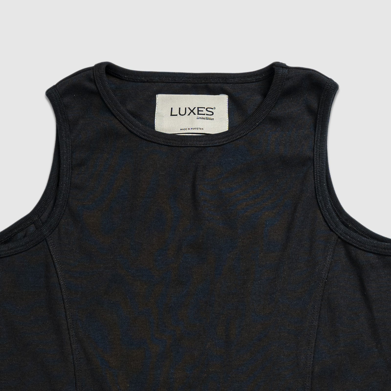 Ribbed Tank Top Black