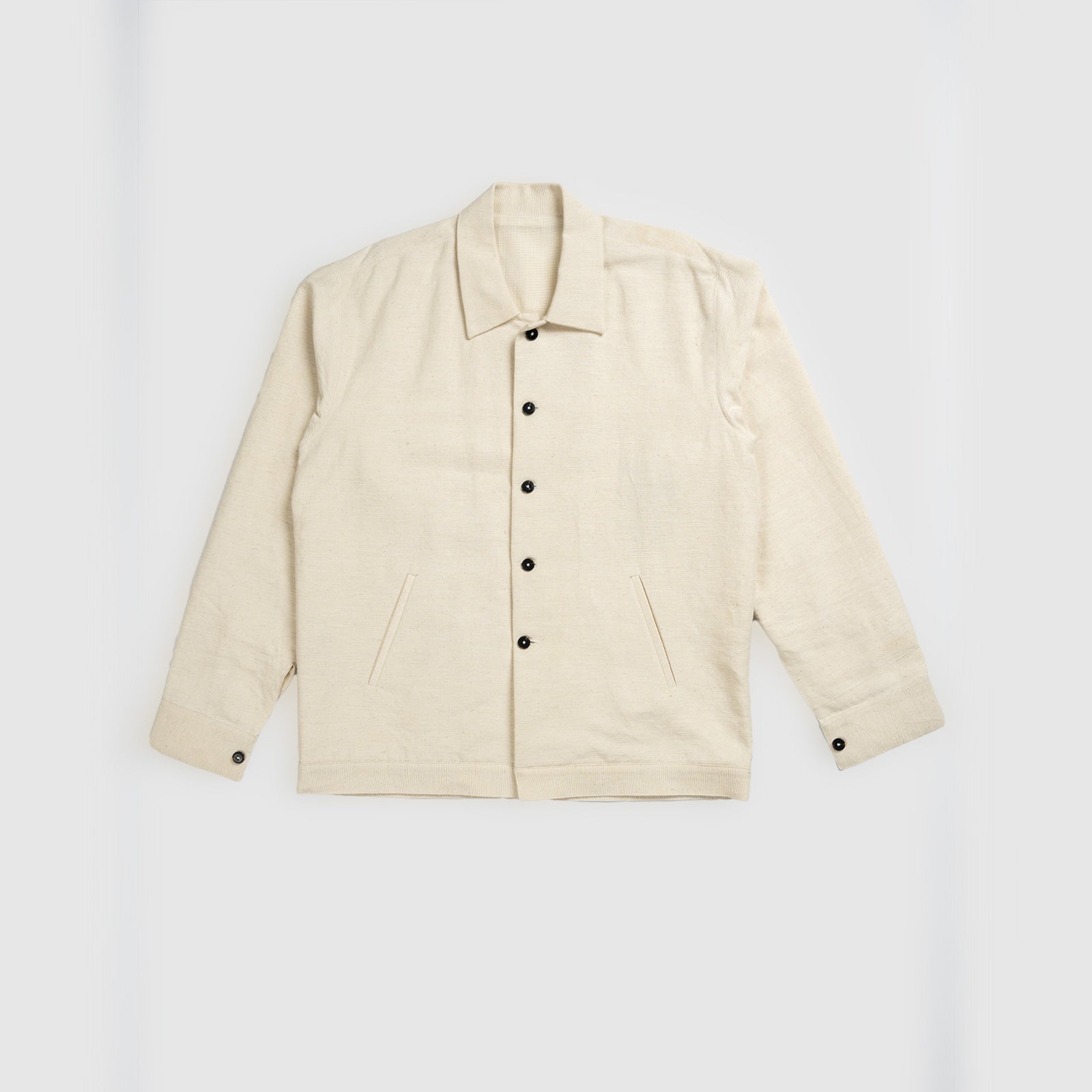 Safed Handwoven Shacket