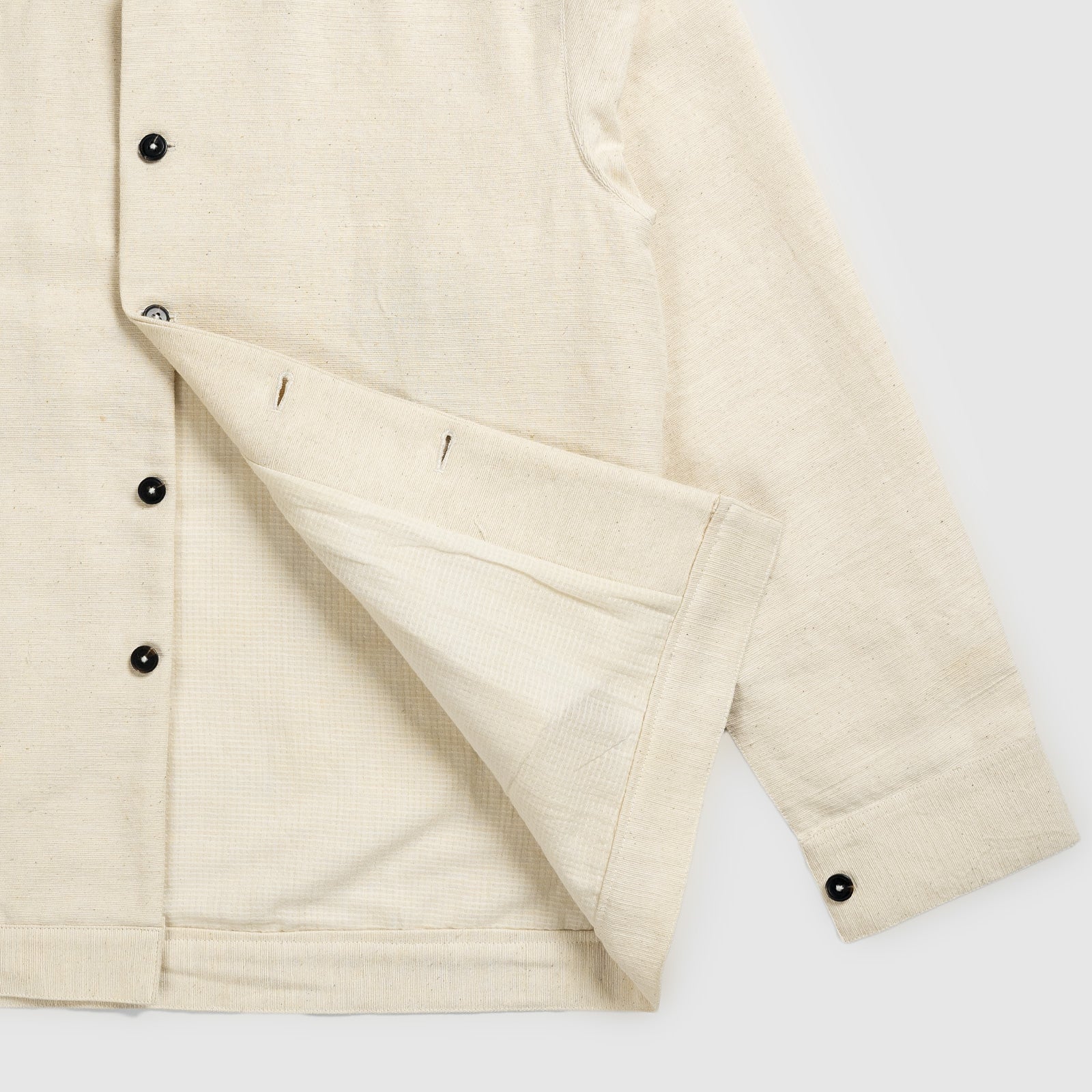 Safed Handwoven Shacket