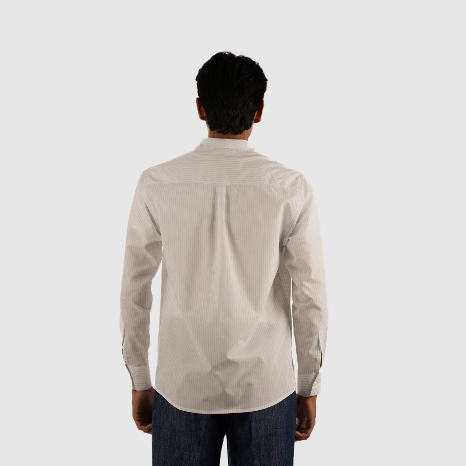 Striped Sailor Collar Shirt