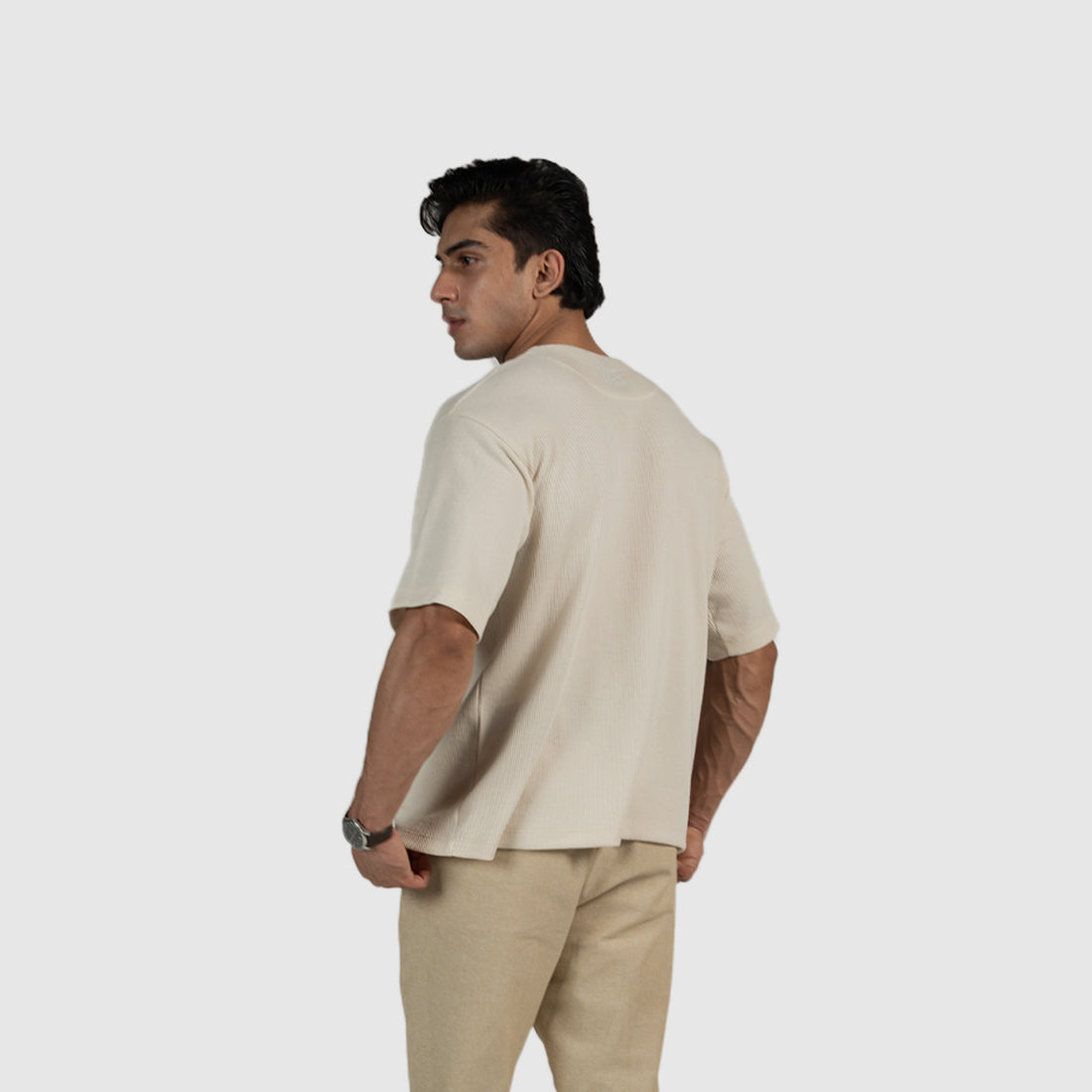 Waffle Knit Henley